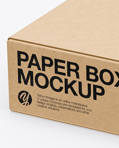 Kraft Box Mockup Kraft Box Mockup
