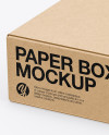 Kraft Box Mockup Kraft Box Mockup