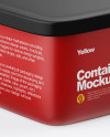 Matte Container Mockup