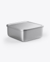 Metallic Container Mockup