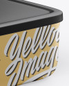 Metallic Container Mockup