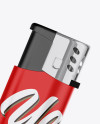 Matte Plastic Lighter Mockup