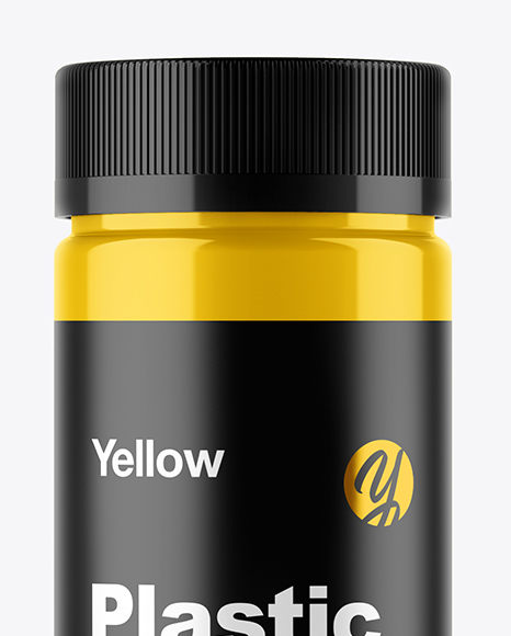 Glossy Pills Bottle Mockup