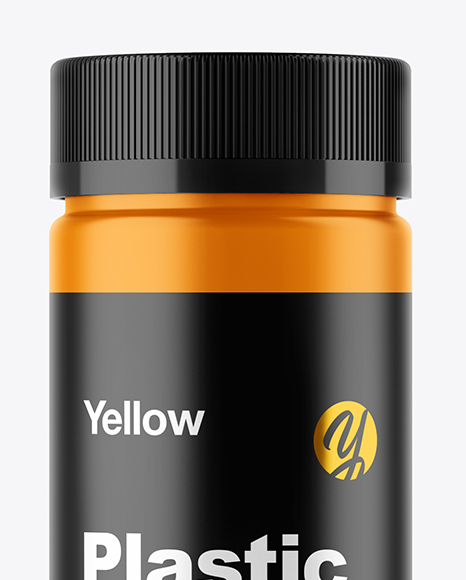 Matte Pills Bottle Mockup