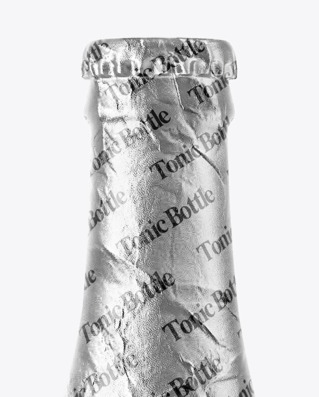 Tonic Water Bottle Mockup