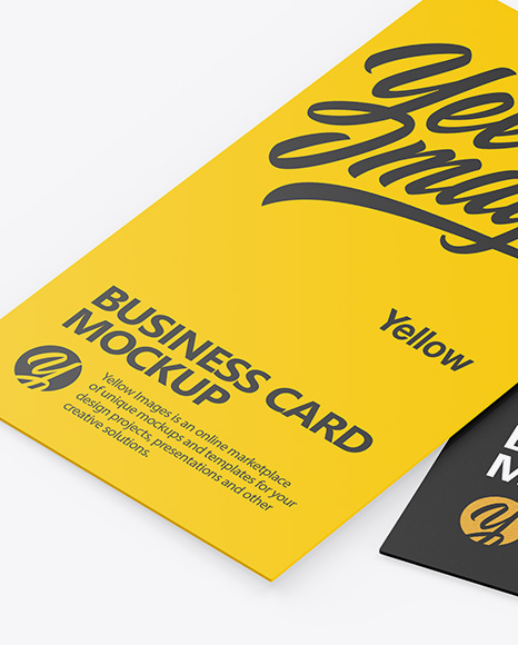 Two Business Cards Mockup