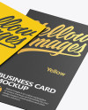 Two Textured Business Cards Mockup