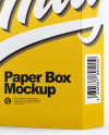 Paper Box Mockup