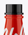 Glossy Plastic Bottle Mockup