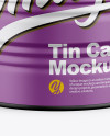 Matte Tin Can Mockup