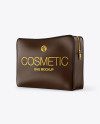 Leather Cosmetic Bag Mockup