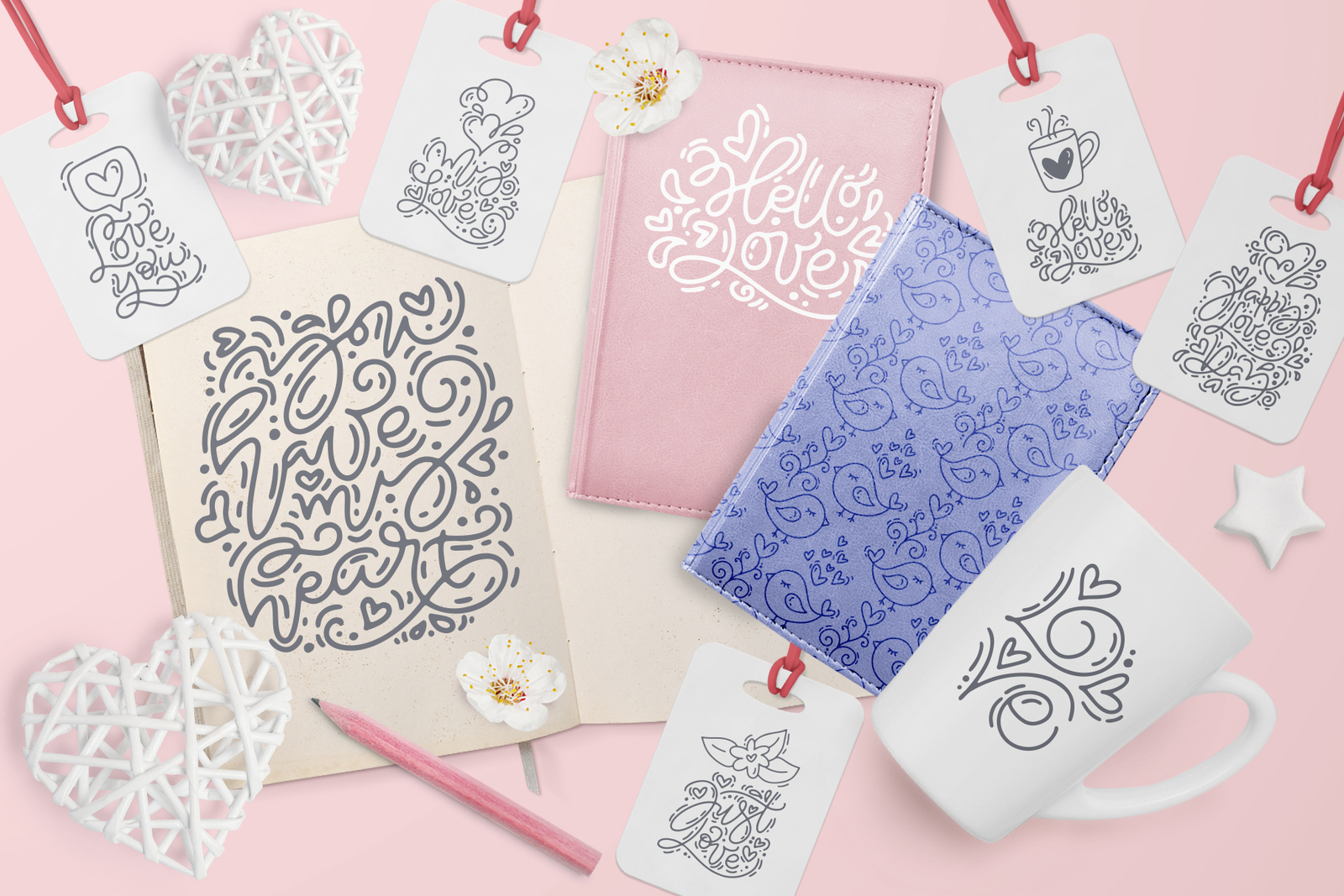 Cute Valentines Elements Cute Valentines Elements