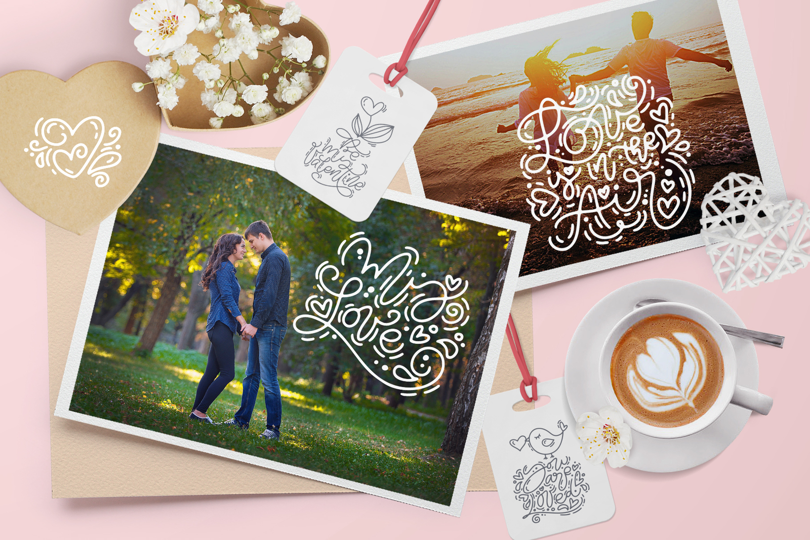 Cute Valentines Elements Cute Valentines Elements