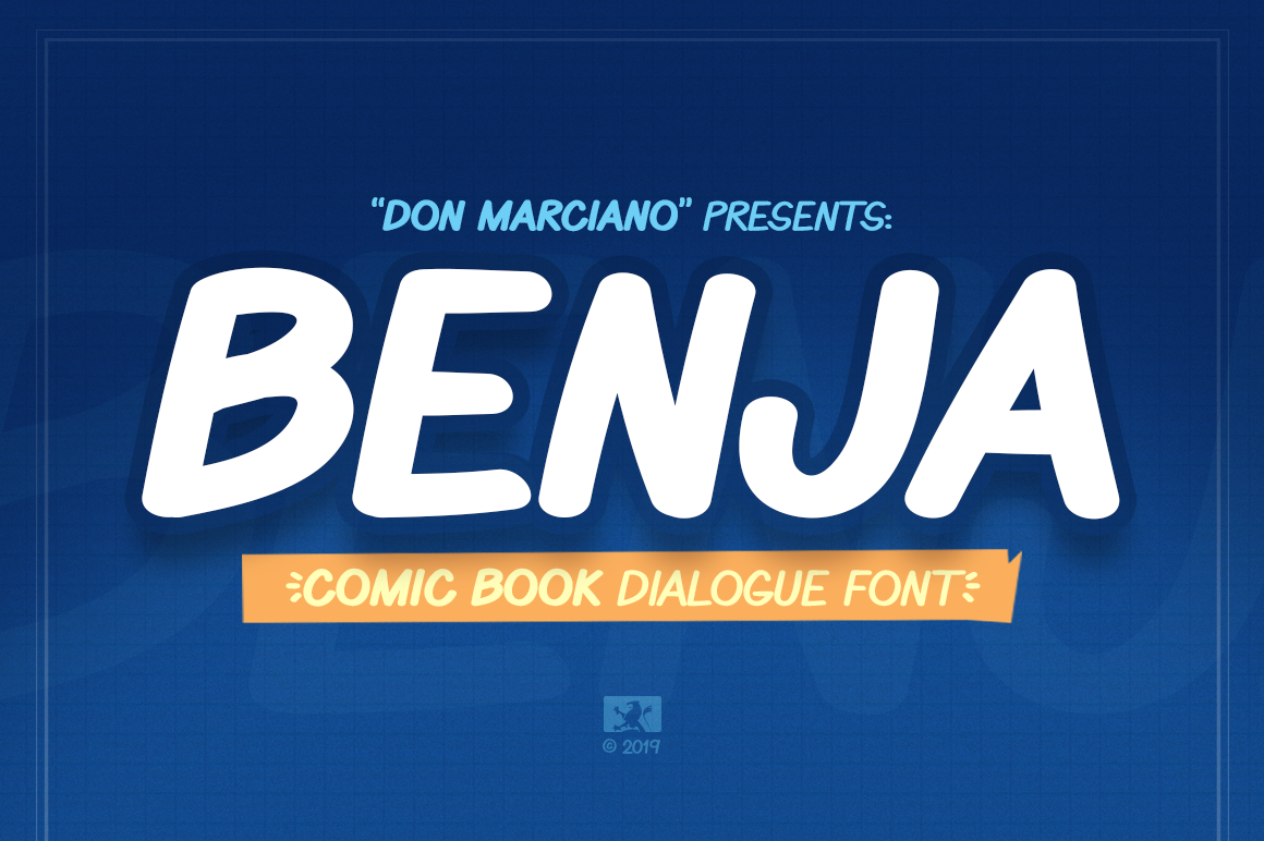 Benja Comic Book Font Benja Comic Book Font