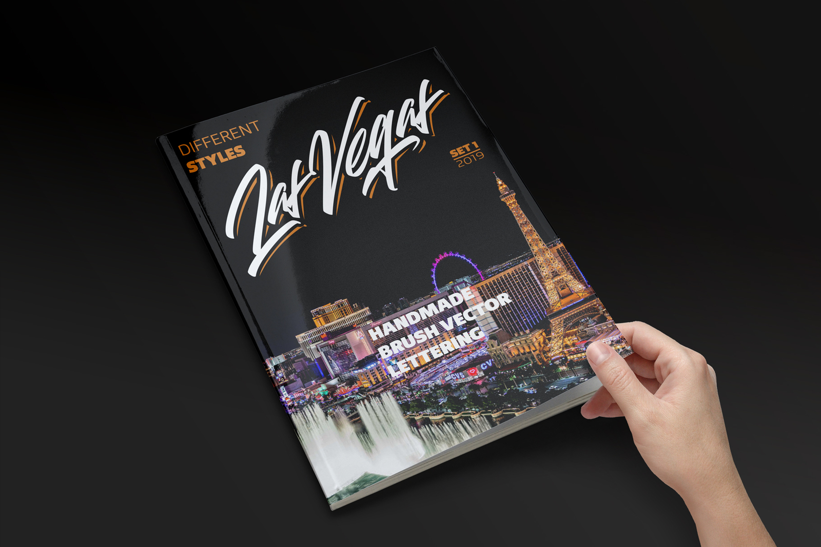 Las Vegas Vector Lettering