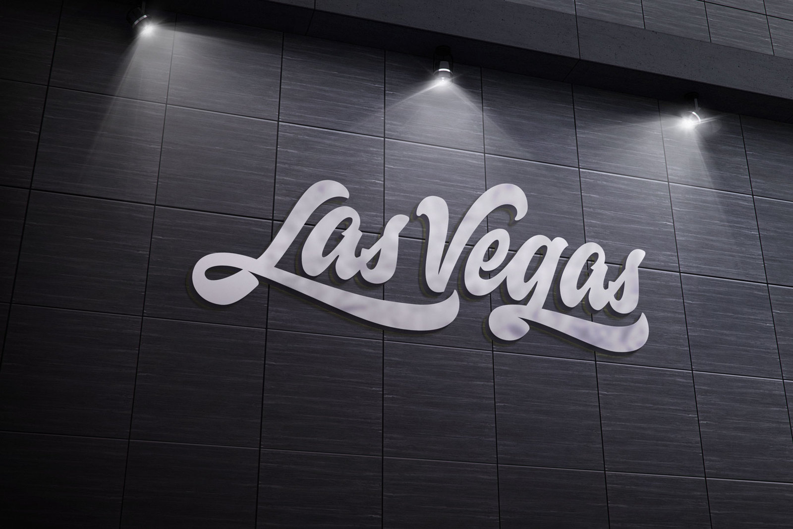 Las Vegas Vector Lettering