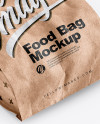 Kraft Paper Food Bag Mockup