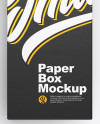 Opened Paper Box Mockup