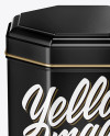 Glossy Tin Box Mockup