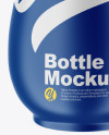 Matte Plastic Bottle Mockup