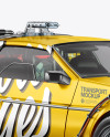 Sport Car Mockup - Half Side View