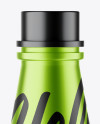 Matte Metallic Plastic Bottle Mockup