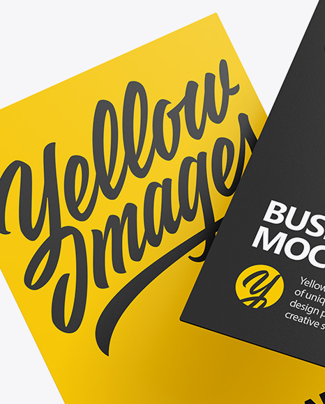 Two Business Cards Mockup