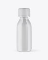 Glossy Plastic Bottle Mockup