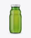 Green Glass Bottle Mockup