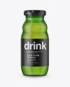 Green Glass Bottle Mockup