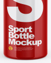 Sport Glossy Bottle Mockup