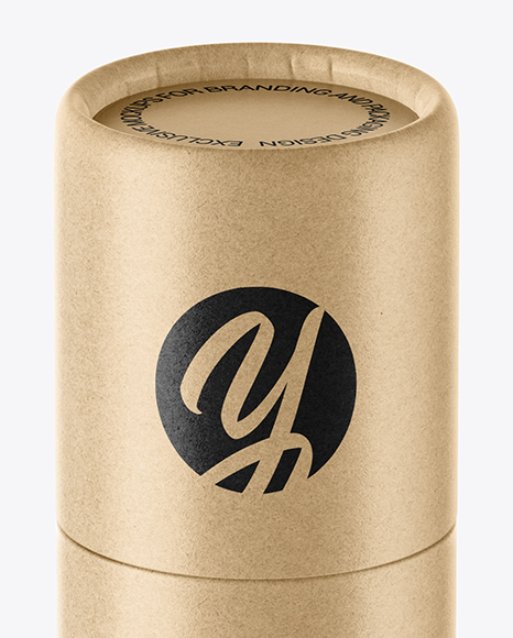 Kraft Paper Lip Balm Mockup