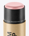 Kraft Paper Lip Balm Mockup