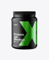 Matte Protein Jar Mockup