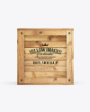 Wooden Box Mockup