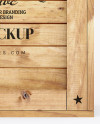 Wooden Box Mockup