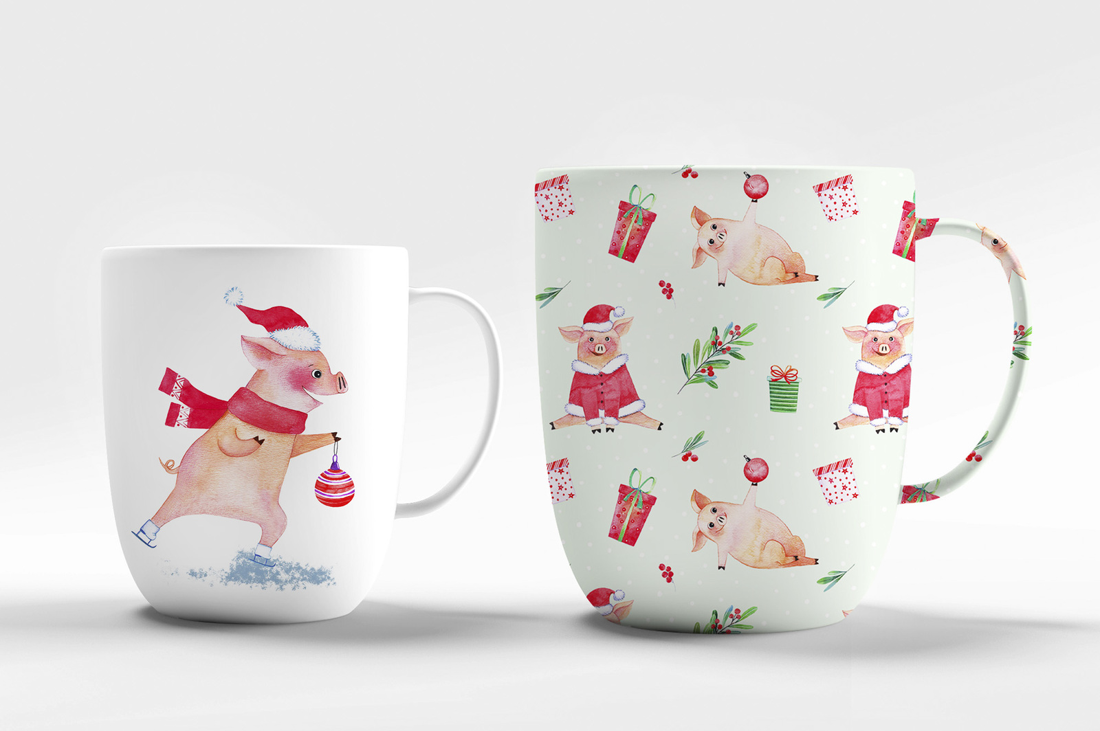 Holiday with funny piglets! Holiday with funny piglets!