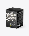 Matte Paper Box Mockup - Half Side View