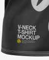 Men’s V-Neck T-Shirt Mockup