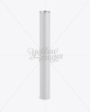 Extra Long Paper Tube w/ a Flat Lid - High-Angle View