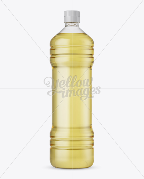 Sunflower Oil Bottle Mockup