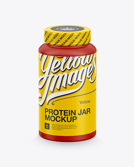 Nutritional Supplement Bottle With Matte Finish Mockup - High-Angle Shot