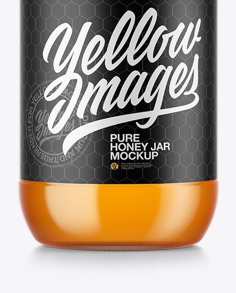 Pure Honey Jar Mockup