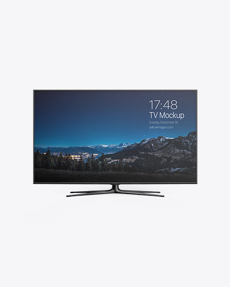 TV Mockup - Front View