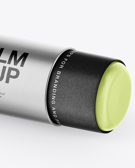 Metallic Lip Balm Mockup