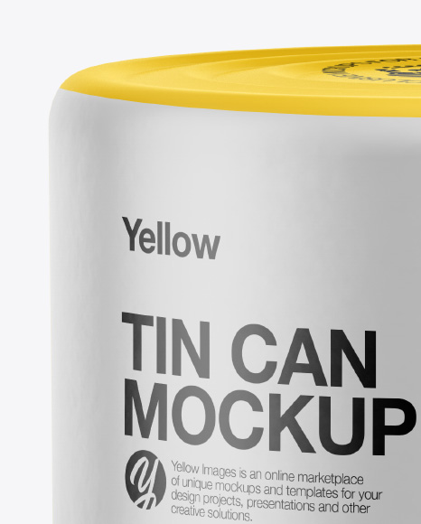 Tin Can Mockup