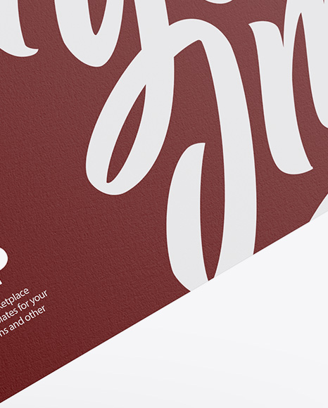 Paper Business Card Mockup