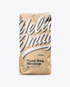 Kraft Food Bag Mockup