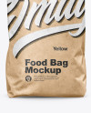 Kraft Food Bag Mockup