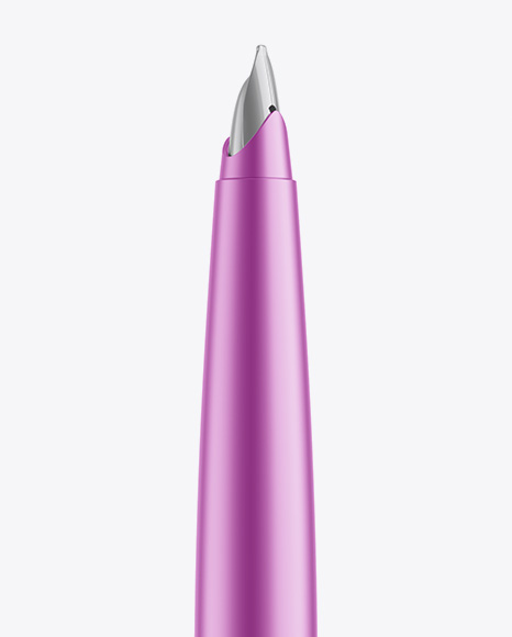 Matte Metallic Pen Mockup